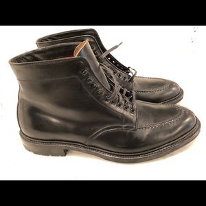 Alden cordovan Indy boots with commando soles.